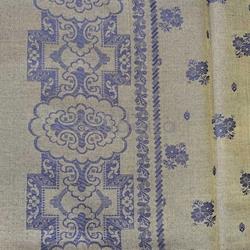 Pano de raión de 90x90 en dourado/azul - Imaxe 2