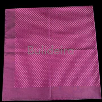 Pano de raión de 90x90 en granate/fucsia - Imaxe 1