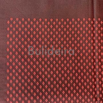 Pano de raión de 90x90 en granate/vermello - Imaxe 2