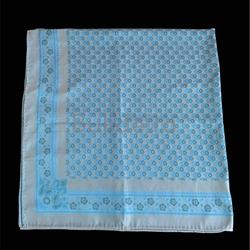 Pano de raión de 90x90 en gris/azul - Imaxe 1