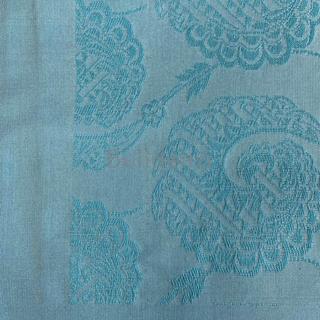 Pano de raión de 90x90 en turquesa - Imaxe 2