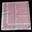 Pano de raión de 90x90 en verde/fucsia - Imaxe 1