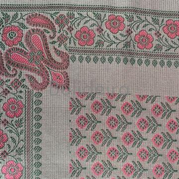 Pano de raión de 90x90 en verde/fucsia - Imaxe 2