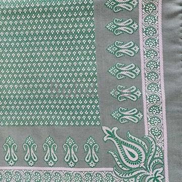 Pano de raión de 90x90 en verdes - Imaxe 2