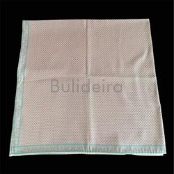 Pano de raión de 90x90 salmon/verde agua - Imaxe 1