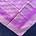 Pano de seda 90x90 en violeta con debuxo violeta - Imaxe 1