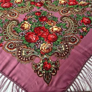 Pano rosa con flecos - Imaxe 1