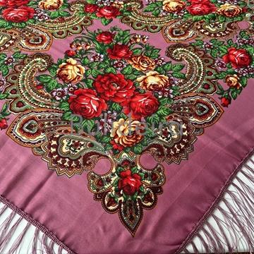 Pano rosa con flecos - Imaxe 1