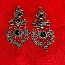 Pendente de prata con acibeche modelo AP4006 - Imaxe 1