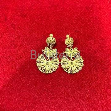 Pendente de prata dourada pequeno - Imaxe 1