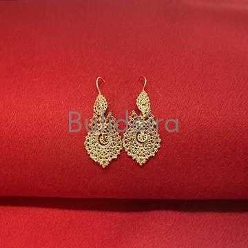 Pendentes prata dourada 4014D - Imaxe 1